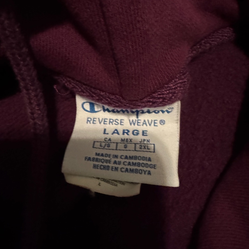 Women's Reverse Weave® C Logo Cropped Cut Off Pullover - Picture 3 of 3